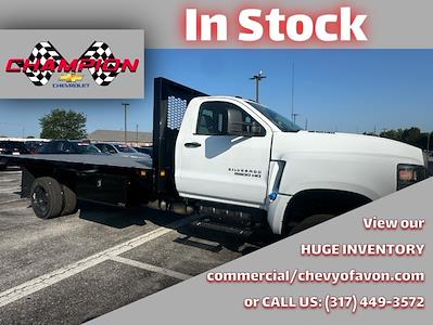 New 2024 Chevrolet Silverado 5500 Work Truck Regular Cab 4x4, 16' 5" Knapheide Value-Master X Flatbed Truck for sale #RH163109 - photo 1