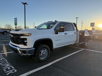 New 2025 Chevrolet Silverado 3500 Work Truck Crew Cab 4x4, 9' 4" CM Truck Beds SK Model Flatbed Truck for sale #SF178457 - photo 1