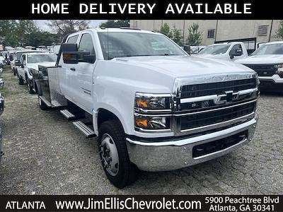 2024 Chevrolet Silverado 5500 Crew Cab DRW RWD, CM Truck Beds TM Model Flatbed Truck for sale #MD4027 - photo 1