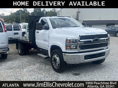 2024 Chevrolet Silverado 5500 Regular Cab DRW RWD, Blue Ridge Manufacturing Flatbed Truck for sale #MD4034 - photo 1