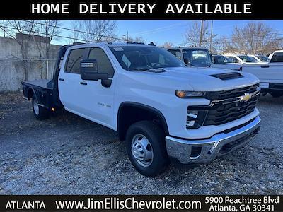 New 2024 Chevrolet Silverado 3500 Work Truck Crew Cab 4x4, Flatbed Truck for sale #T340069 - photo 1