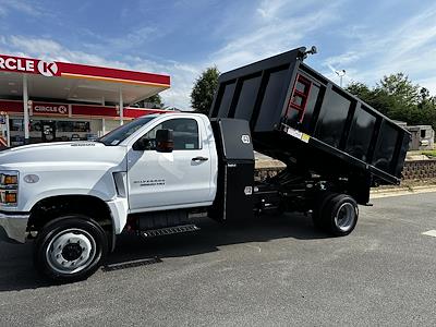 New 2024 Chevrolet Silverado 5500 Work Truck Regular Cab 4WD, Blue Ridge Manufacturing Canyon Landscape Dump for sale #1N6391 - photo 1