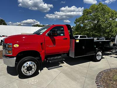 New 2024 Chevrolet Silverado 5500 Work Truck Regular Cab 4WD, CM Truck Beds TM Deluxe Flatbed Truck for sale #1N6651 - photo 1