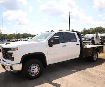 New 2024 Chevrolet Silverado 3500 Work Truck Crew Cab 4WD, CM Truck Beds SK Model Flatbed Truck for sale #454561 - photo 1