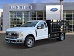 New 2024 Ford F-350 XL Regular Cab RWD, 12' Harbor Black Boss Stake Bed for sale #G41925 - photo 1