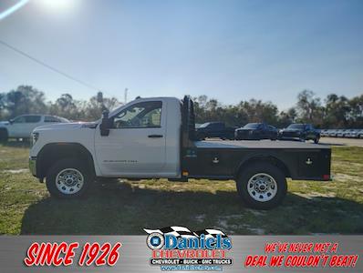 New 2024 GMC Sierra 3500 Pro Regular Cab 4WD, CM Truck Beds SK Model Flatbed Truck for sale #233541 - photo 1