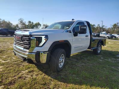 New 2024 GMC Sierra 3500 Pro Regular Cab 4WD, CM Truck Beds SK Model Flatbed Truck for sale #233541 - photo 2