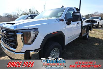 New 2024 GMC Sierra 2500 Pro Regular Cab 4WD, CM Truck Beds SK Model Flatbed Truck for sale #234795 - photo 1