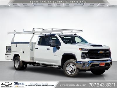 New 2024 Chevrolet Silverado 3500 Work Truck Crew Cab 4x2, Royal Truck Body Service Combo Body for sale #6240081 - photo 1