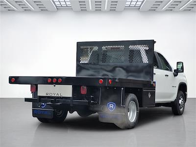 New 2025 Chevrolet Silverado 3500 Work Truck Crew Cab 4x4, 9' Royal Truck Body Platform Body Flatbed Truck for sale #6250032 - photo 2