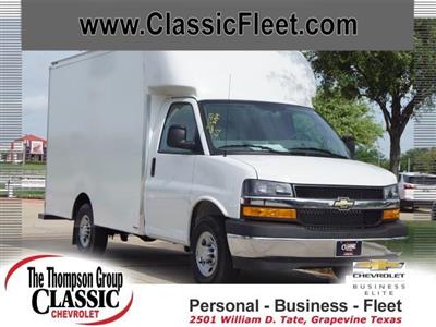 Used 2019 Chevrolet Express 3500 4x2, 12' Supreme Spartan Cargo Box Van for sale #K1140537 - photo 1