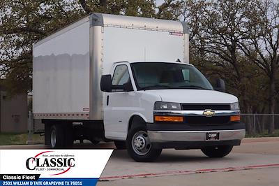 Used 2020 Chevrolet Express 3500 4x2, 16' Morgan Truck Body Parcel Aluminum Box Van for sale #LN013749P - photo 1