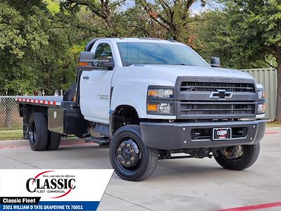 Used 2021 Chevrolet Silverado 5500 Regular Cab 4x4, CM Truck Beds Flatbed Truck for sale #MH674938 - photo 1