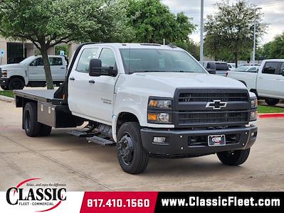 New 2023 Chevrolet Silverado 5500 Work Truck Crew Cab RWD, CM Truck Beds RD Model Flatbed Truck for sale #PH735402 - photo 1
