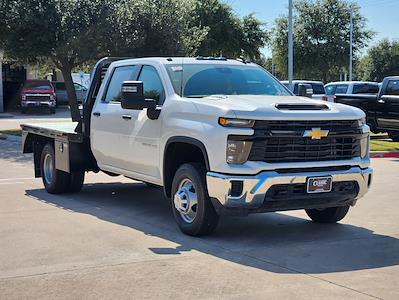 New 2024 Chevrolet Silverado 3500 Work Truck Crew Cab 4x4, 9' Bedrock Diamond Series Flatbed Truck for sale #RF206018 - photo 1