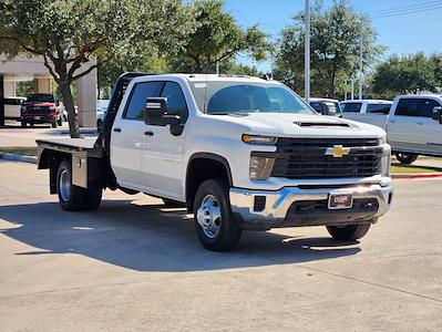 New 2024 Chevrolet Silverado 3500 Work Truck Crew Cab 4x4, 9' Bedrock Diamond Series Flatbed Truck for sale #RF289542 - photo 1