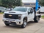 New 2024 Chevrolet Silverado 3500 Work Truck Crew Cab 4x4, 9' Bedrock Diamond Series Flatbed Truck for sale #RF289705 - photo 1