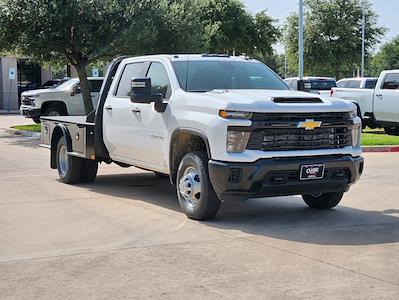 New 2024 Chevrolet Silverado 3500 Work Truck Crew Cab 4x4, CM Truck Beds SK Model Flatbed Truck for sale #RF364301 - photo 1