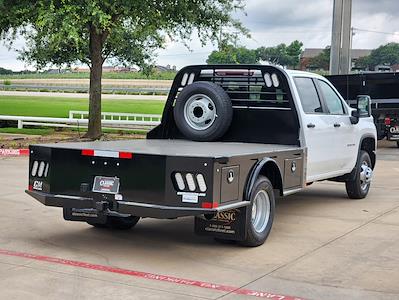 New 2024 Chevrolet Silverado 3500 Work Truck Crew Cab 4x4, CM Truck Beds SK Model Flatbed Truck for sale #RF414392 - photo 2