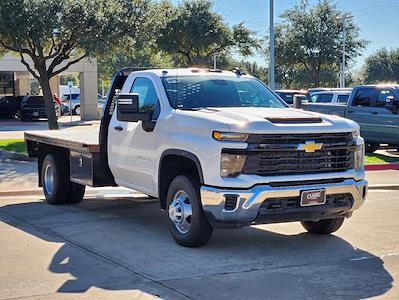 New 2024 Chevrolet Silverado 3500 Work Truck Regular Cab 4x4, 11' 6" Knapheide PGTB Utility Gooseneck Flatbed Truck for sale #RF449628 - photo 1