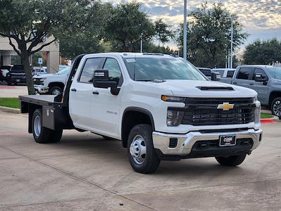 New 2025 Chevrolet Silverado 3500 Work Truck Crew Cab 4x4, 9' 4" CM Truck Beds RD Model Flatbed Truck for sale #SF124506 - photo 1