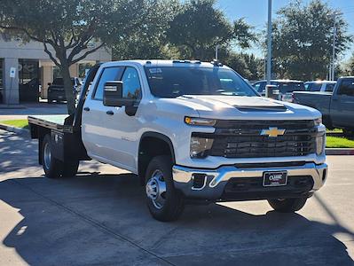 2025 Chevrolet Silverado 3500 Crew Cab 4x4, CM Truck Beds SK Model Flatbed Truck for sale #SF129482 - photo 1