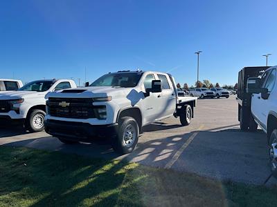 2025 Chevrolet Silverado 3500 Crew Cab SRW 4x4, Hoekstra Equipment Flatbed Truck for sale #109051 - photo 1