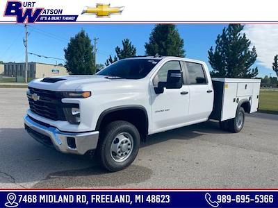 New 2024 Chevrolet Silverado 3500 Work Truck Crew Cab 4x4, Monroe ServicePro Service Truck for sale #417690 - photo 1