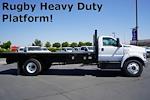 2024 Ford F-650 Regular Cab DRW 4x2, Rugby Series 2000 Platform Body Flatbed Truck for sale #RN27736 - photo 6