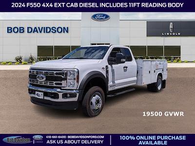 2024 Ford F-550 Super Cab DRW 4x4, Reading Classic II Steel Service Truck for sale #20071 - photo 1