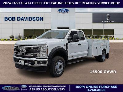 2024 Ford F-450 Super Cab DRW 4x4, Reading Classic II Steel Service Truck for sale #20142 - photo 1