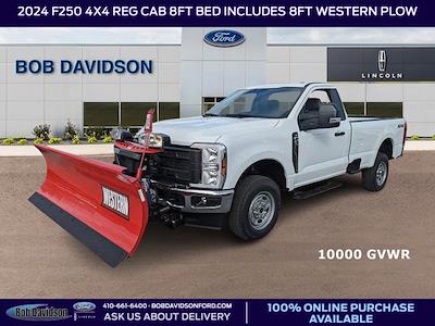 2024 Ford F-250 Regular Cab 4x4, Western Snowplow Plow Truck for sale #20713 - photo 1