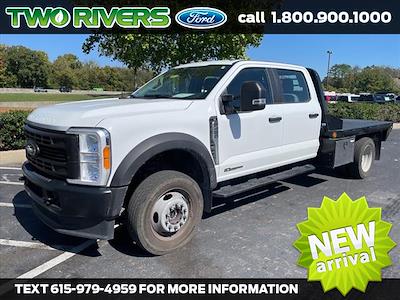 Used 2023 Ford F-450 XL Crew Cab 4WD, Flatbed Truck for sale #33037-1 - photo 1