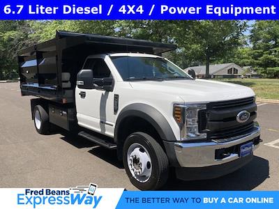 Used 2019 Ford F-550 XL Regular Cab 4x4, 12' Rugby Landscape Dump for sale #FL2243C - photo 1