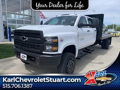 New 2023 Chevrolet Silverado 5500 Work Truck Crew Cab 4x4, Parkhurst Toughline Flatbed Truck for sale #56883 - photo 1