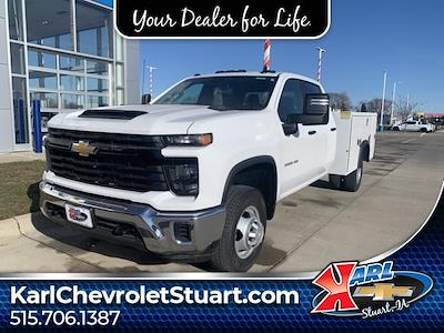 New 2024 Chevrolet Silverado 3500 Work Truck Crew Cab 4x4, 9' Monroe Truck Equipment ServicePRO™ Premier Service Truck for sale #59345 - photo 1