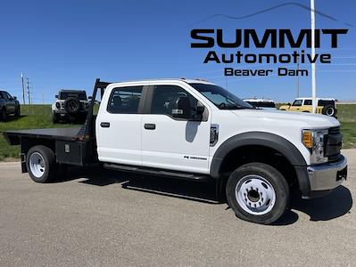 Used 2017 Ford F-550 Crew Cab RWD, Flatbed Truck for sale #3077X - photo 1