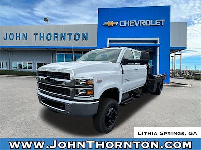 New 2024 Chevrolet Silverado 5500 Work Truck Crew Cab 4WD, Hillsboro GII Steel Flatbed Truck for sale #241188 - photo 1