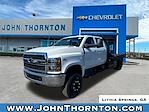 New 2024 Chevrolet Silverado 5500 Work Truck Crew Cab 4WD, Flatbed Truck for sale #241405 - photo 1