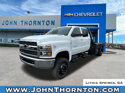 New 2024 Chevrolet Silverado 5500 Work Truck Crew Cab 4WD, Flatbed Truck for sale #241514 - photo 1