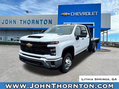 New 2025 Chevrolet Silverado 3500 Work Truck Crew Cab 4WD, Flatbed Truck for sale #250133 - photo 1