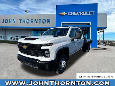 New 2025 Chevrolet Silverado 3500 Work Truck Crew Cab 4WD, Flatbed Truck for sale #250274 - photo 1