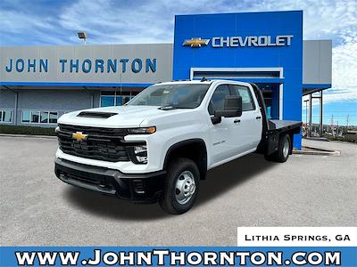 New 2025 Chevrolet Silverado 3500 Work Truck Crew Cab 4WD, Flatbed Truck for sale #250362 - photo 1