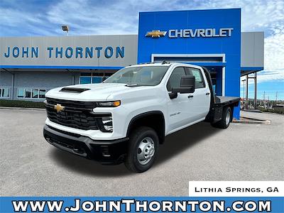 New 2025 Chevrolet Silverado 3500 Work Truck Crew Cab 4WD, Flatbed Truck for sale #250372 - photo 1