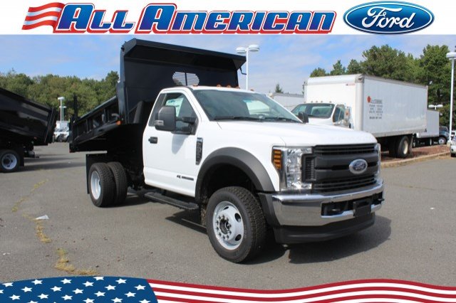 2019 Ford Mason Dump F550 4x4 9 Ft 3 4 Yard Regular Cab Stock 192981