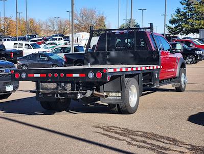 Used 2022 Ford F-550 Lariat Crew Cab 4x4, Flatbed Truck for sale #FU41962 - photo 2