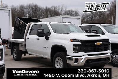 New 2024 Chevrolet Silverado 3500 Work Truck Crew Cab 4x4, Flatbed Truck for sale #C40206 - photo 1