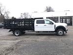 2023 Ford F-550 Crew Cab DRW 4WD, Monroe Truck Equipment Versa-Line Stake Body Stake Bed #F43137 - photo 3