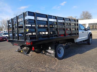 New 2024 Ford F-450 XL Super Cab 4WD, 12' Monroe Truck Equipment Versa-Line Platform Body Stake Bed for sale #F43794 - photo 2