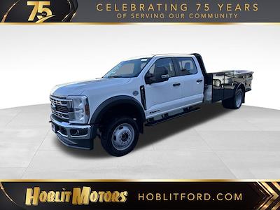 New 2024 Ford F-550 XL Crew Cab 4x4, 11' 4" Knapheide PGTD Gooseneck Flatbed Truck for sale #16295C - photo 1